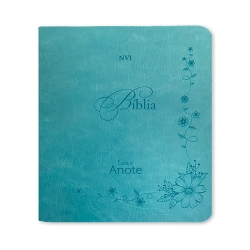 Bíblia NVI – Leia e Anote – Luxo Azul